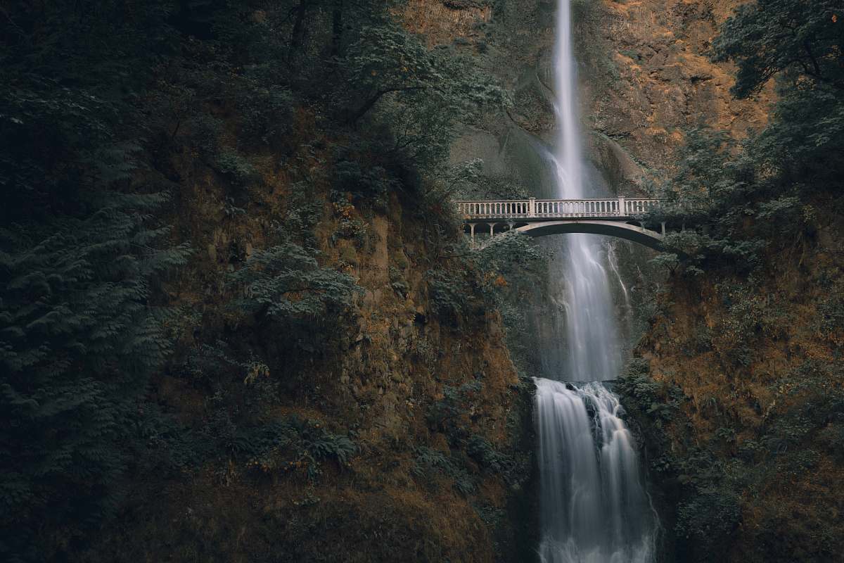 united states waterfalls during daytime grey